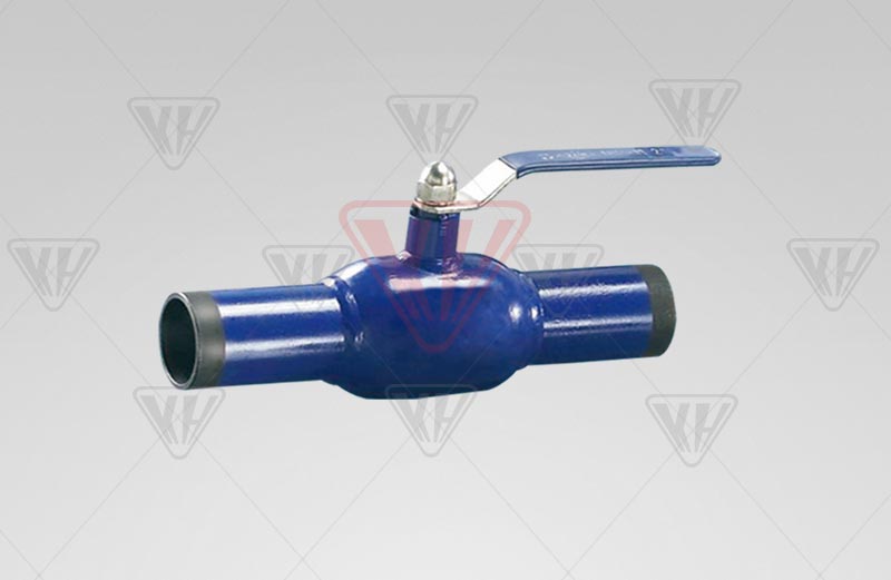 Welded steel ball valve